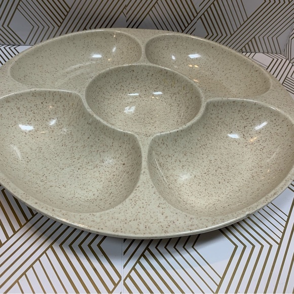 Vintage 1950s Redwing Made in USA Chip /Dip /Veggies Serving Bowl - Picture 2 of 8